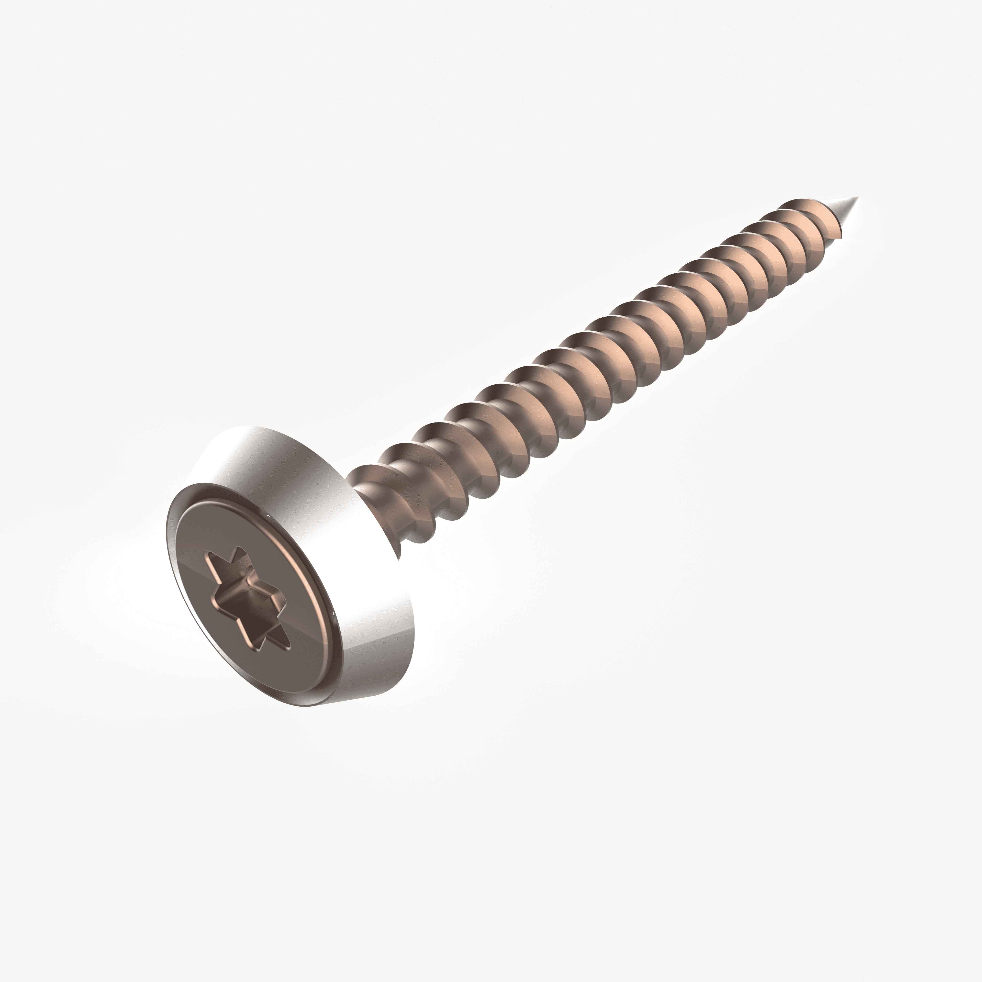 Wood screw and cone washer - x4 pack